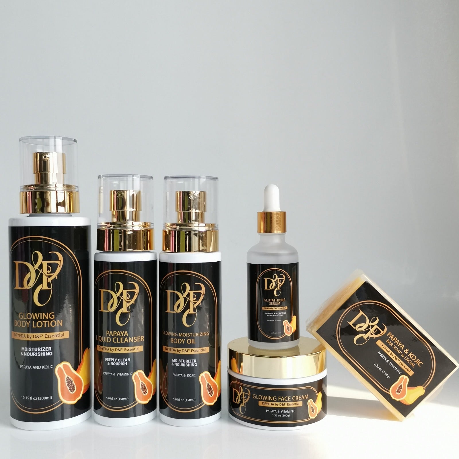 D&F Glowing Collection – Papaya & Kojic Edition